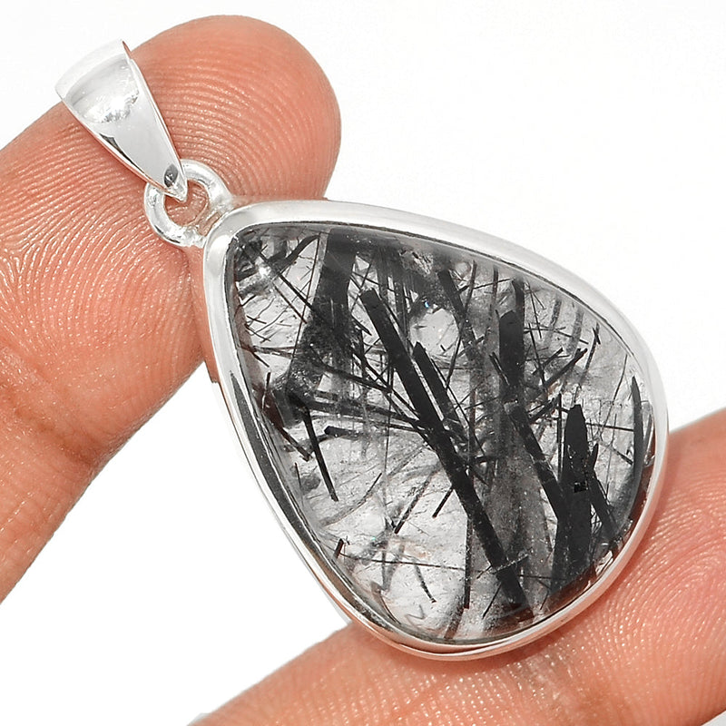 1.7" Black Rutilated Quartz Pendants - BRUP2140