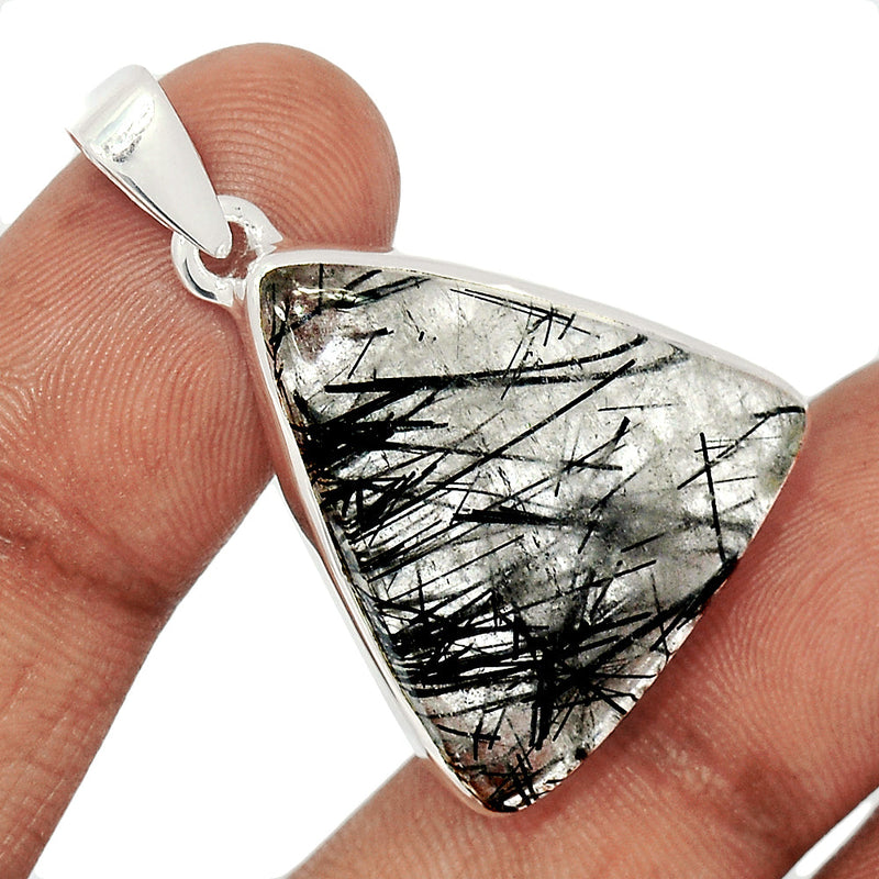 1.5" Black Rutilated Quartz Pendants - BRUP2181