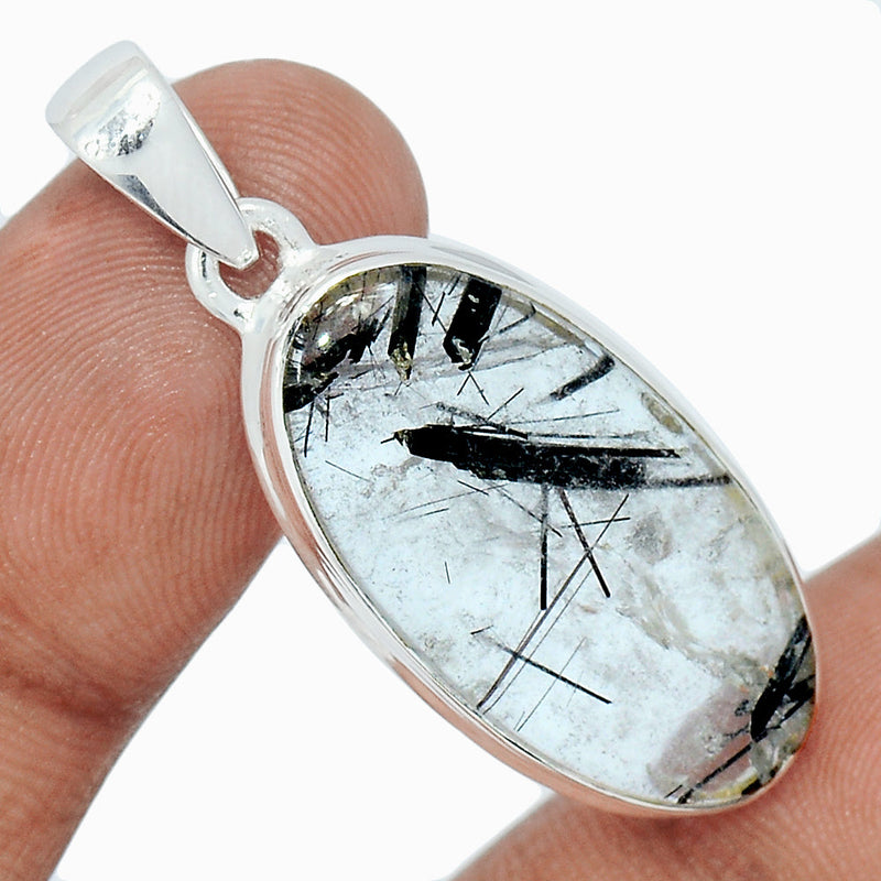 1.6" Black Rutilated Quartz Pendants - BRUP2192