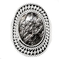 Black Rutilated Quartz Ring - BRUR1462