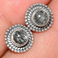 Black Rutile Studs-BRUS194