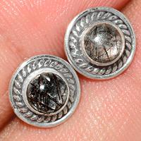 Black Rutile Studs-BRUS60