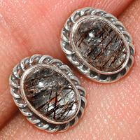 Black Rutile Studs-BRUS69