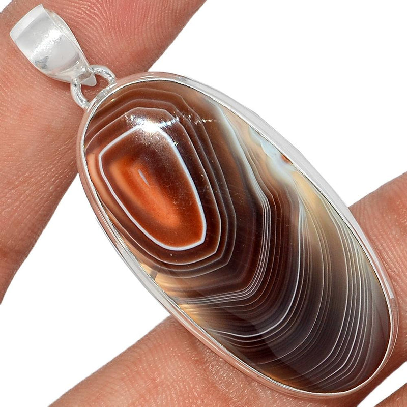 2.2" Botswana Agate Pendants - BSAP1175