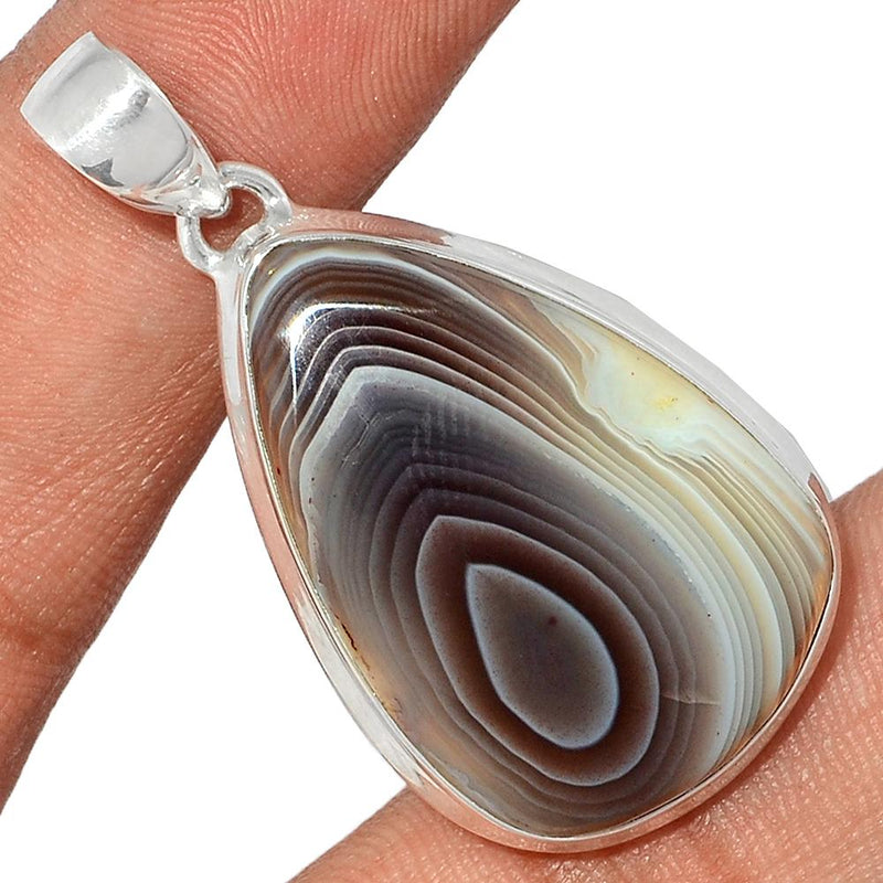 1.7" Botswana Agate Pendants - BSAP1207