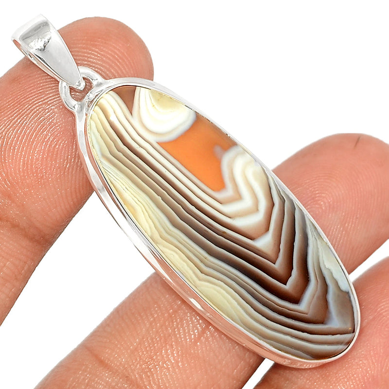 2.1" Botswana Agate Pendants - BSAP1445