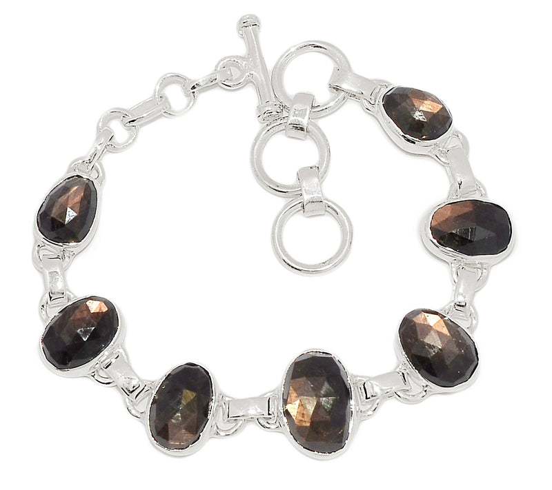 7.5" Zawadi Golden Sapphire Bracelets - BSFB28