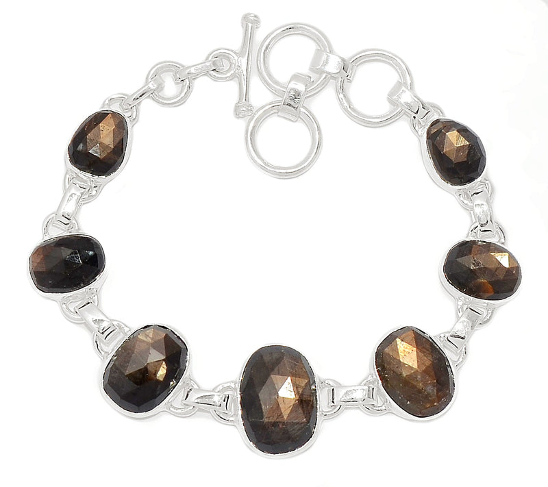 7.3" Zawadi Golden Sapphire Bracelets - BSFB33
