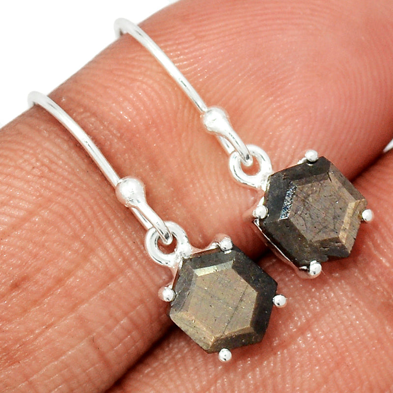 1" Claw - Zawadi Golden Sapphire Earrings - BSFE171
