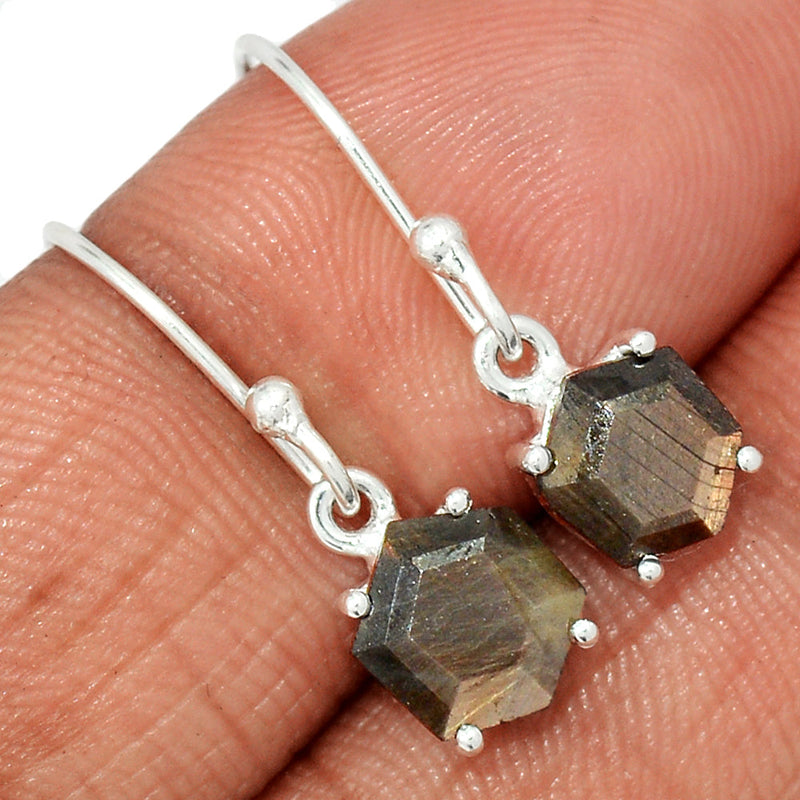1" Claw - Zawadi Golden Sapphire Earrings - BSFE180