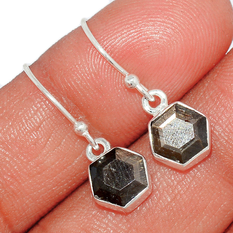 1" Zawadi Golden Sapphire Earrings - BSFE56