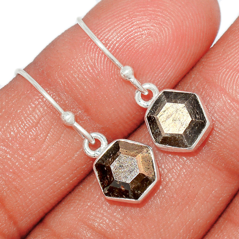 1" Zawadi Golden Sapphire Earrings - BSFE58