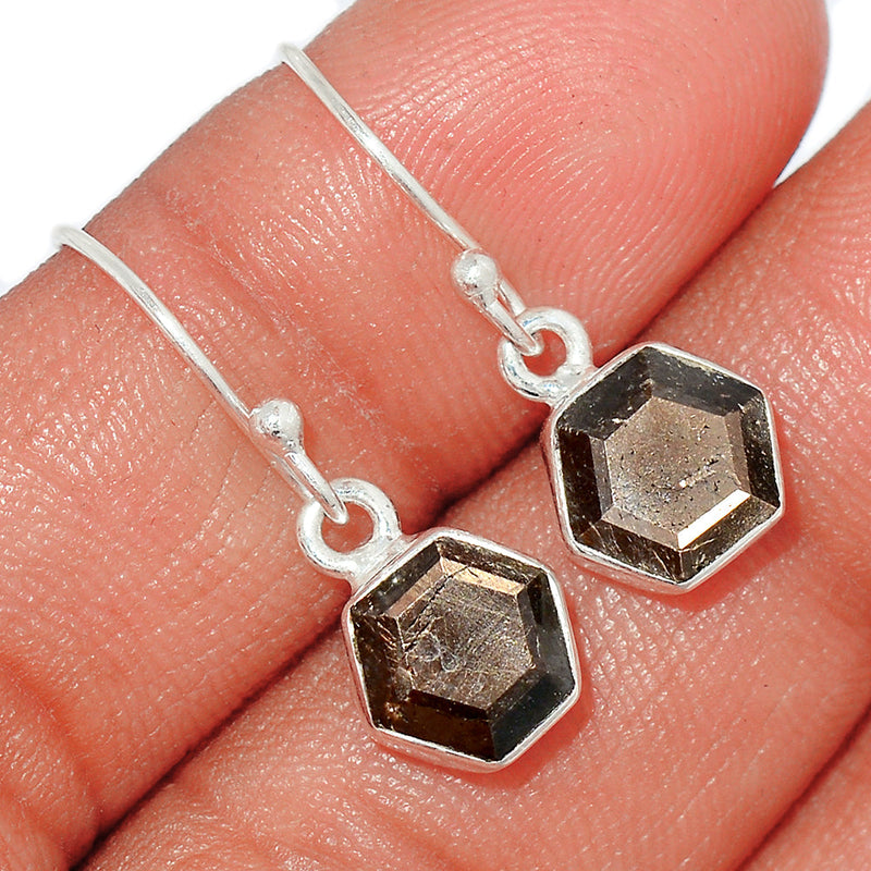 1" Zawadi Golden Sapphire Earrings - BSFE63