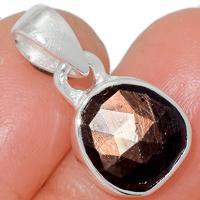 0.8"  Zawadi Golden Sapphire Pendants - BSFP111