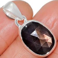 1.1"  Zawadi Golden Sapphire Pendants - BSFP113