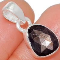0.8"  Zawadi Golden Sapphire Pendants - BSFP116