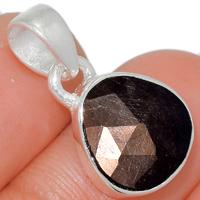 0.8"  Zawadi Golden Sapphire Pendants - BSFP135