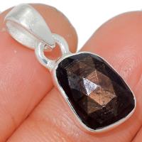 1"  Zawadi Golden Sapphire Pendants - BSFP140