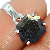 0.6"  Zawadi Golden Sapphire Pendants - BSFP175