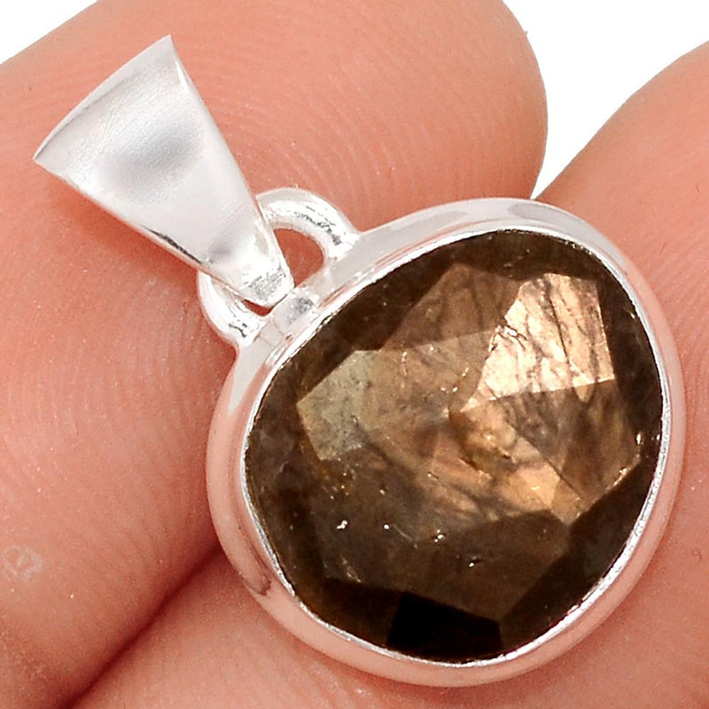 0.8" Zawadi Golden Sapphire Pendants - BSFP226