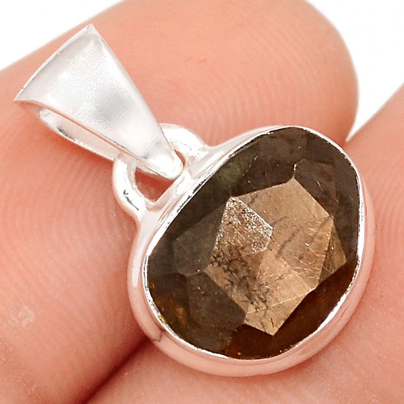 0.7" Zawadi Golden Sapphire Pendants - BSFP258
