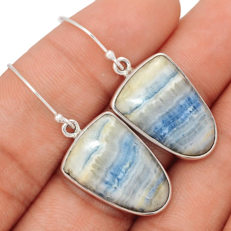 1.7" Blue Scheelite Earrings - BSLE164