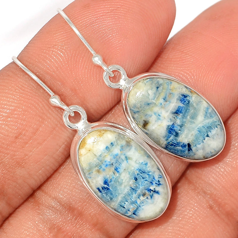 1.6"  Blue Scheelite Earrings - BSLE293