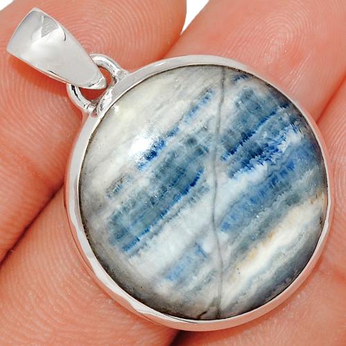 1.5" Blue Scheelite Pendants - BSLP474