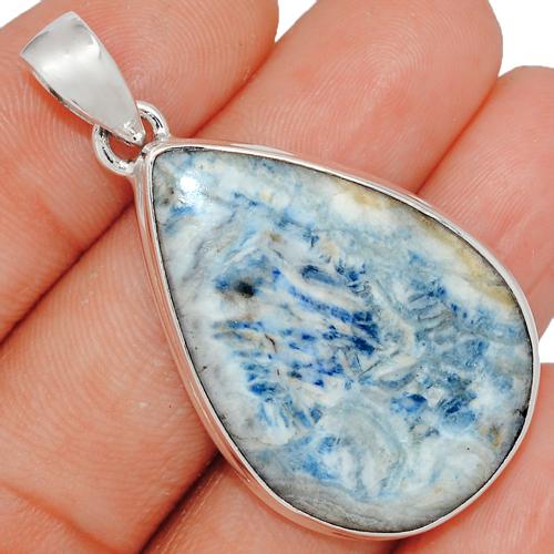 1.8" Blue Scheelite Pendants - BSLP498