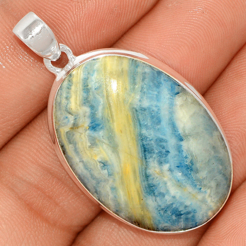 1.7" Blue Scheelite Pendants - BSLP640