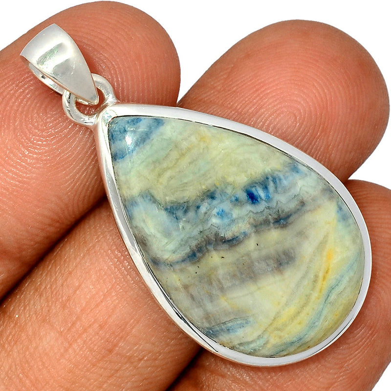 1.6" Blue Scheelite Pendants - BSLP702