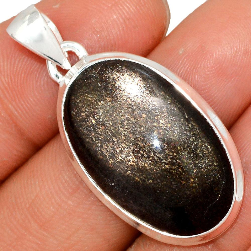 1.5" Black Sun Stone Pendants - BSNP351