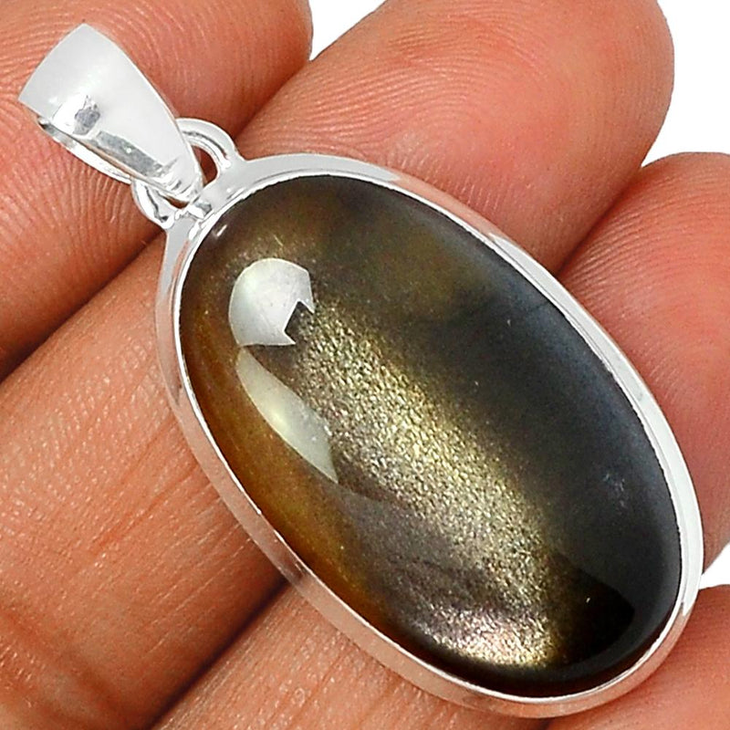 1.7" Black Sun Stone Pendants - BSNP359