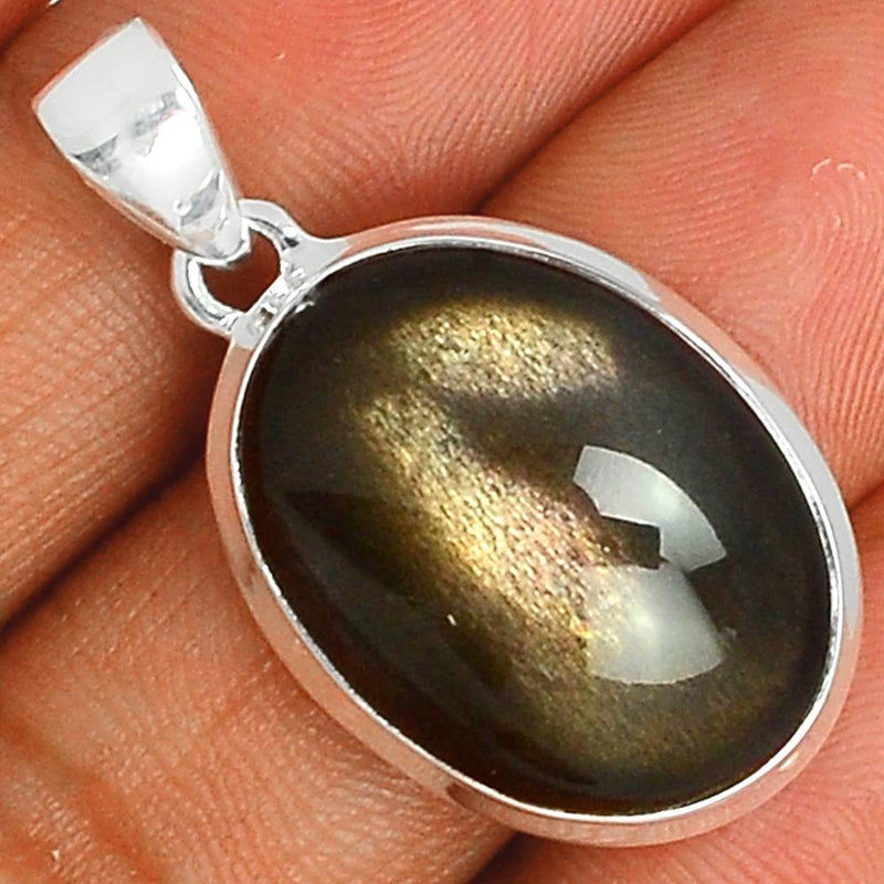 1.3" Black Sun Stone Pendants - BSNP372