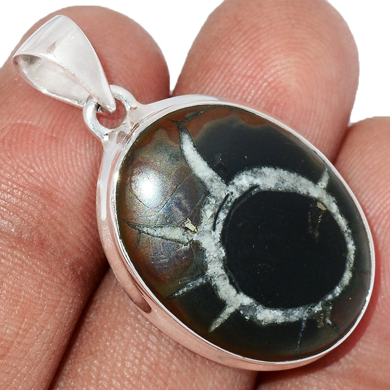 1.5" Black Septarian Pendants - BSRP231