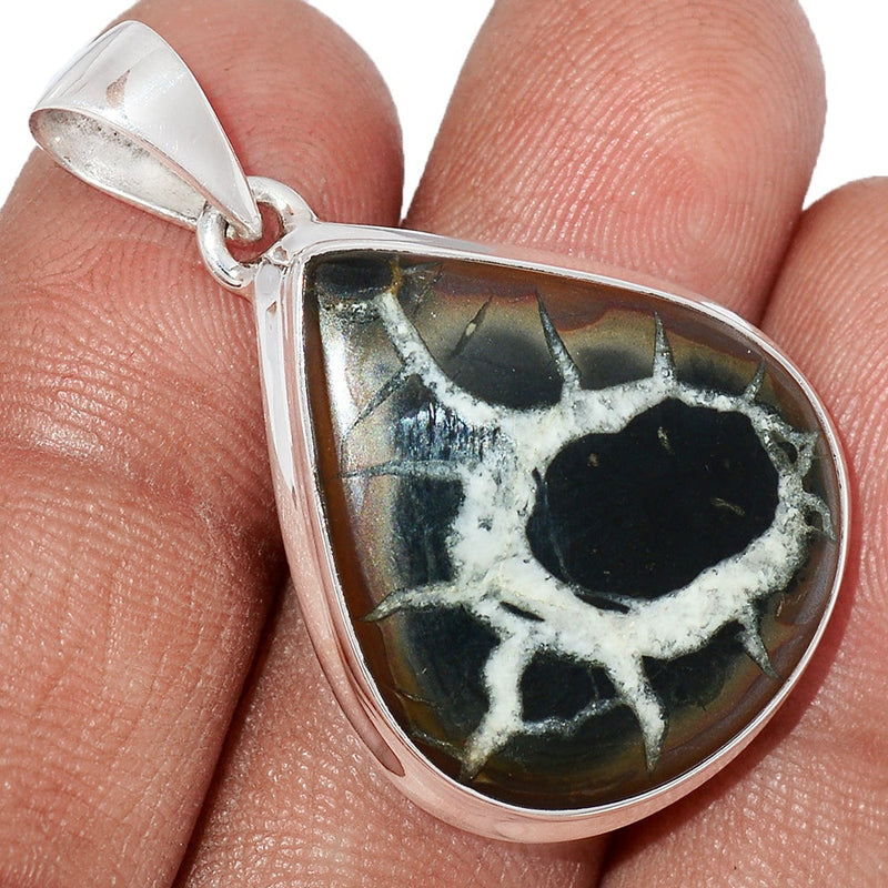 1.5" Black Septarian Pendants - BSRP236