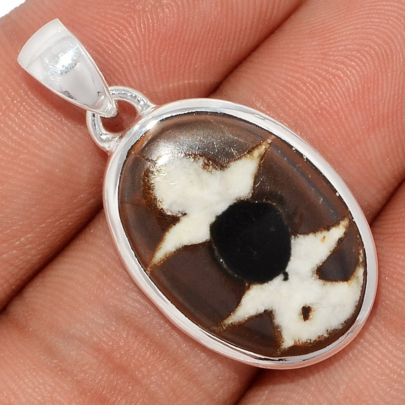 1.5" Black Septarian Pendants - BSRP262