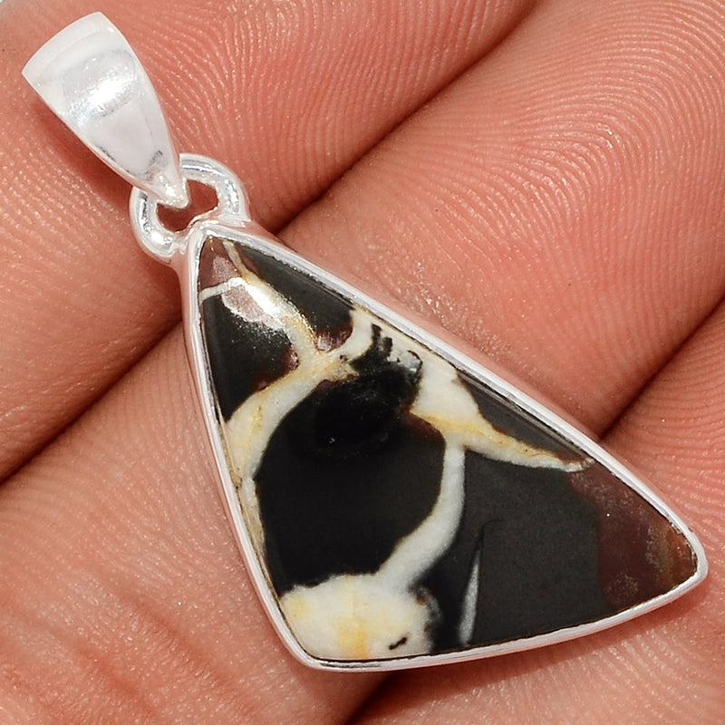1.5" Black Septarian Pendants - BSRP282