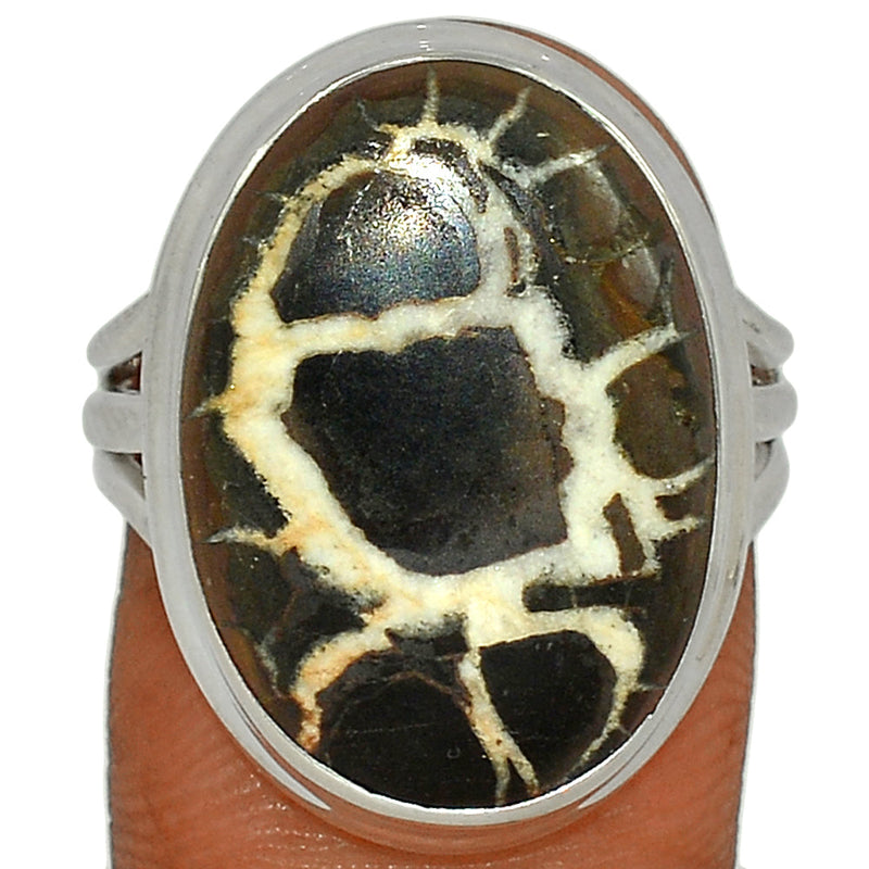 Black Septarian Ring - BSRR114