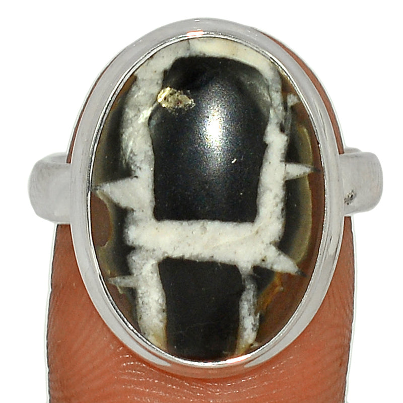 Black Septarian Ring - BSRR120