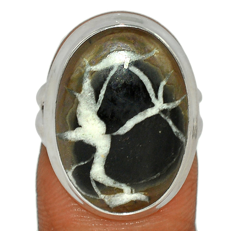 Black Septarian Ring - BSRR136