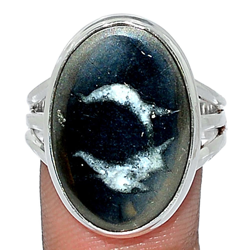 Black Septarian Ring - BSRR62