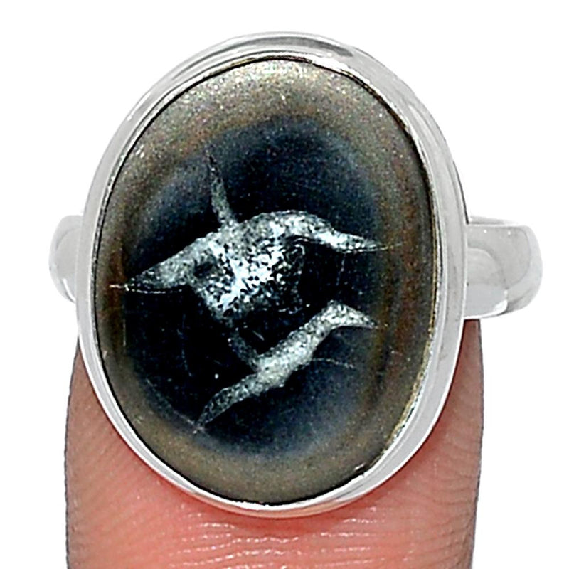 Black Septarian Ring - BSRR63