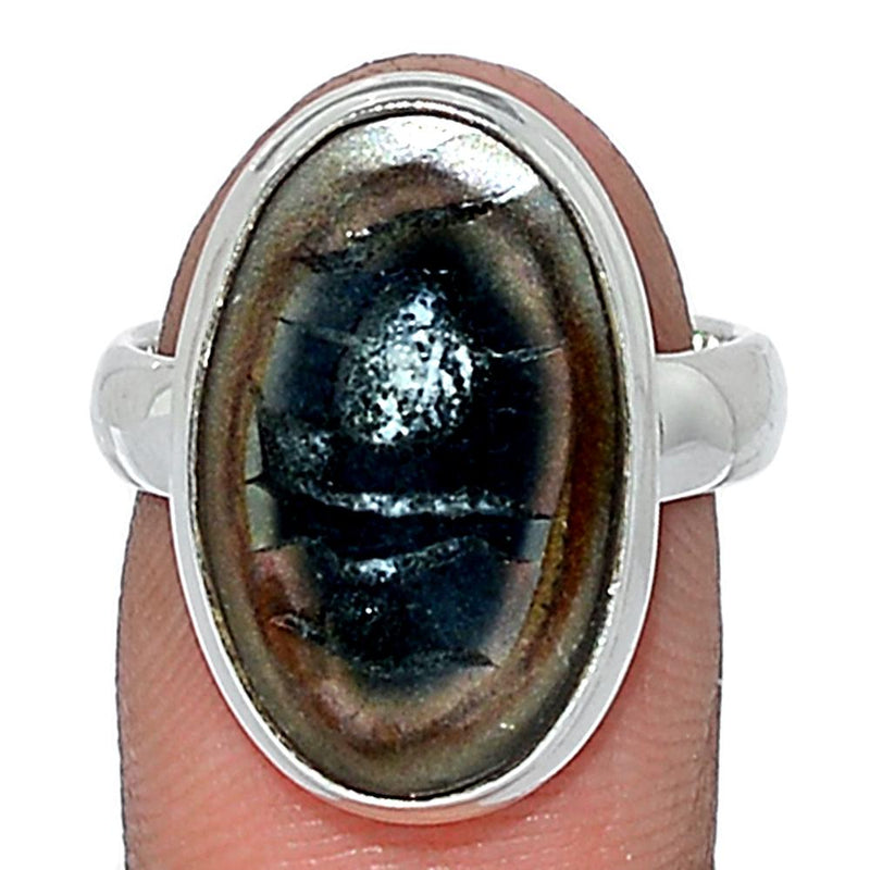 Black Septarian Ring - BSRR66