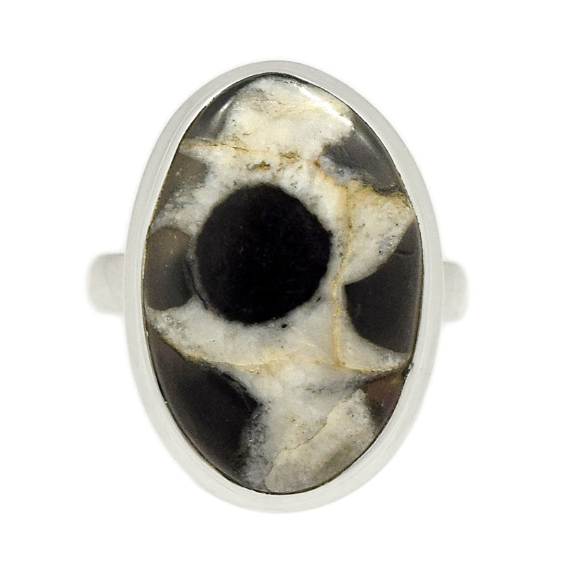 Black Septarian Ring - BSRR90