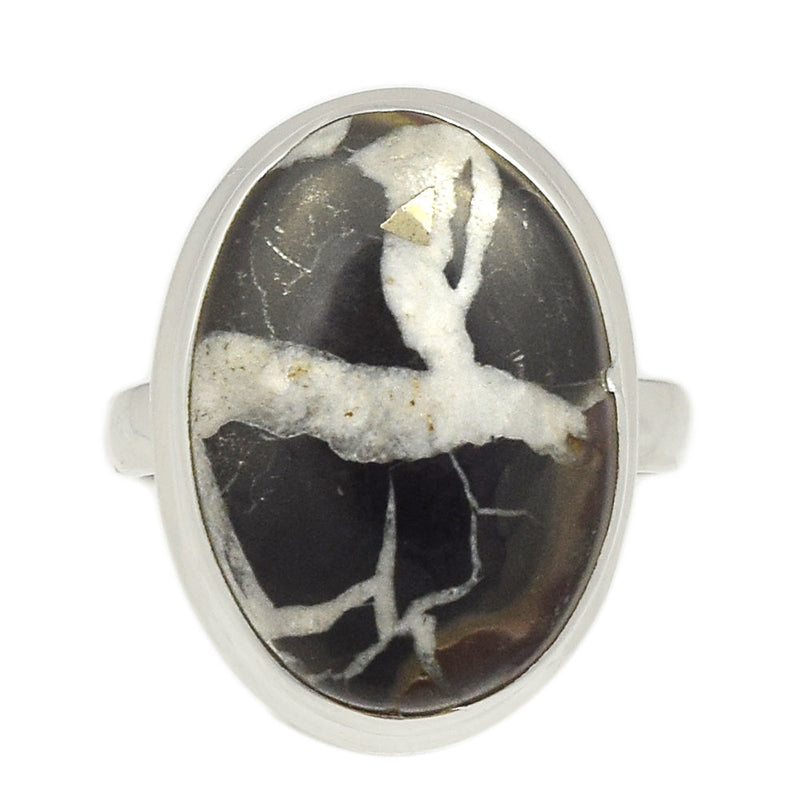 Black Septarian Ring - BSRR97