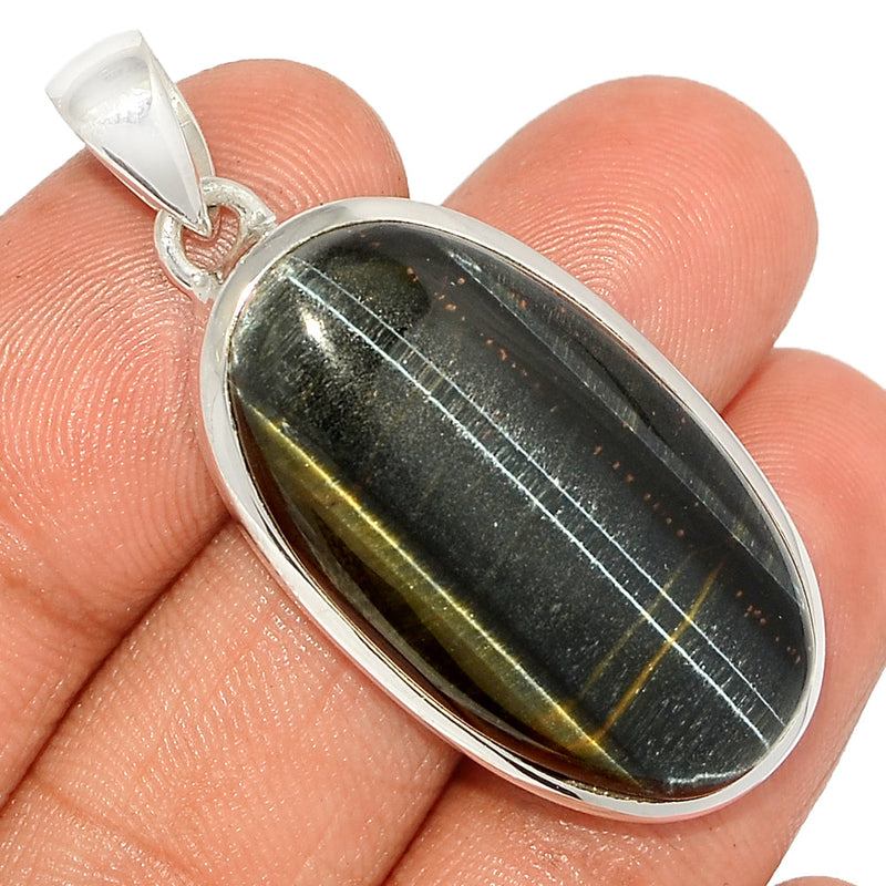 1.7" Blue Tiger Eye Pendants - BTEP1017