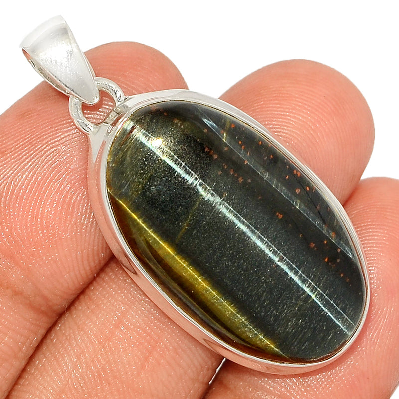 1.6" Blue Tiger Eye Pendants - BTEP1023