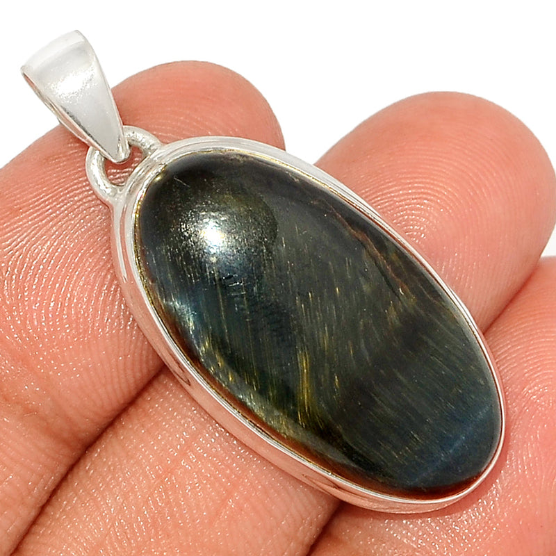 1.6" Blue Tiger Eye Pendants - BTEP1025