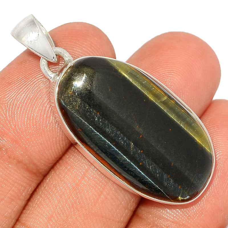 1.6" Blue Tiger Eye Pendants - BTEP1028